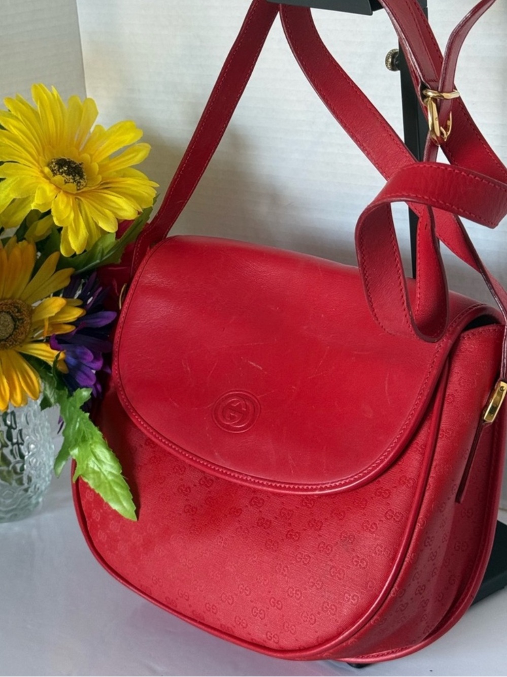 ✋🛑Price Drop ✋🛑Authentic Shoulder/Crossbody Leather Bag Gucci.